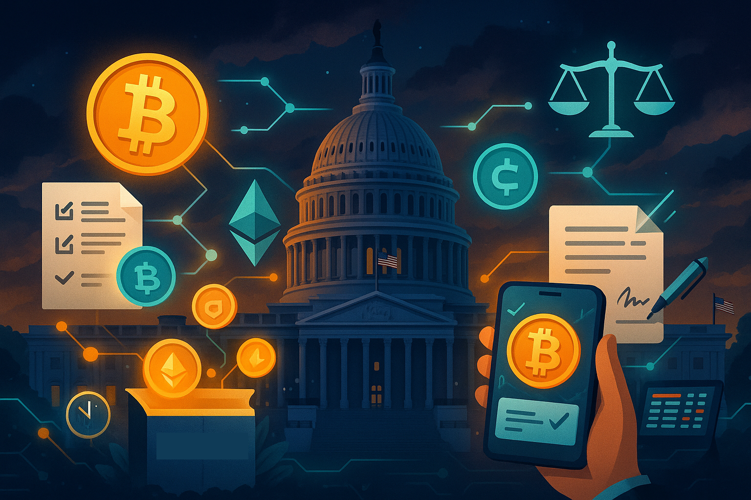 Crypto Week: Semana decisiva nos EUA pode moldar o futuro das criptomoedas